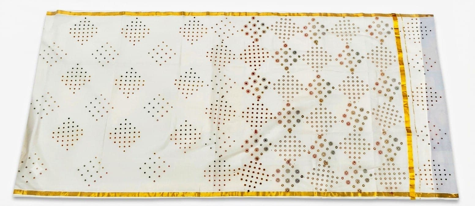 Kerala Kasavu Saree - additional supplied design or view 1
