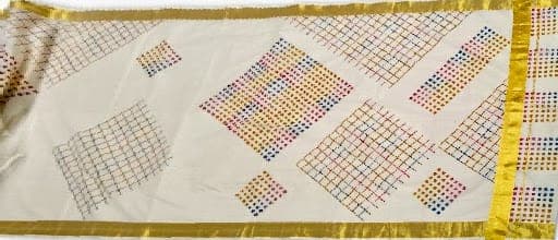 Kerala Kasavu Saree - additional supplied design or view 3