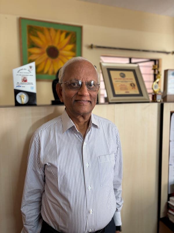Portrait of Mr. V. G. Raman, Managing Trustee of Nav Prabhuthi Trust